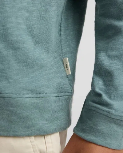 Onia Heavyweight Slub Hoodie In Blue