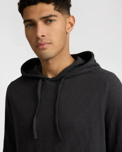 Onia Heavyweight Slub Hoodie In Black