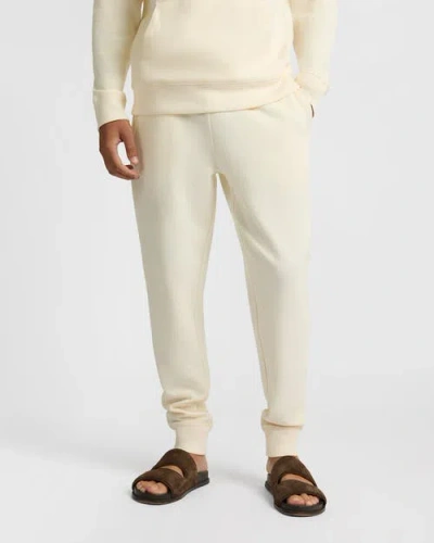 Onia Heavyweight Cotton Waffle Jogger In White