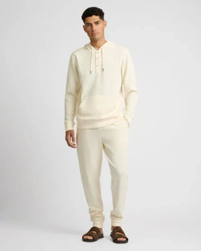 Onia Heavyweight Cotton Waffle Jogger In White