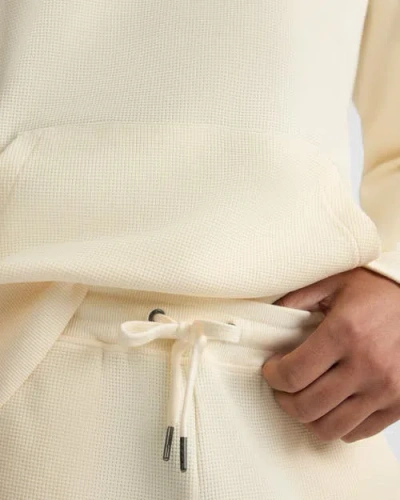 Onia Heavyweight Cotton Waffle Jogger In White