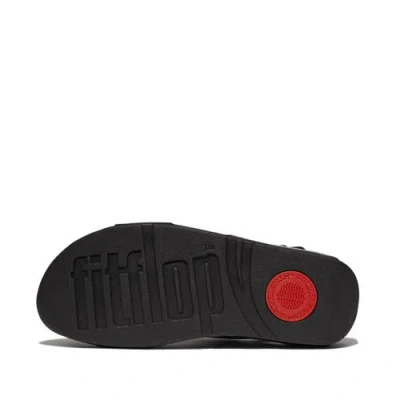 Fitflop Lulu Sequin Back-strap Sandals In Black