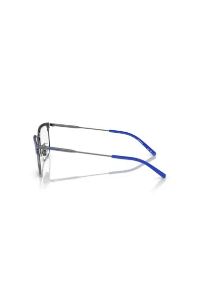 Arnette 53mm Rectangle Optical Glasses In Blue