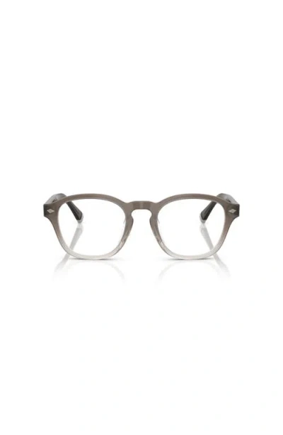Brunello Cucinelli 50mm Square Optical Glasses In Gray