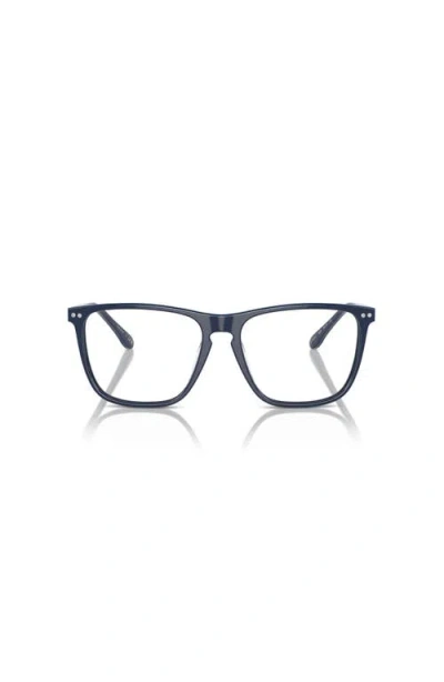 Ralph Lauren 53mm Square Optical Glasses In Black