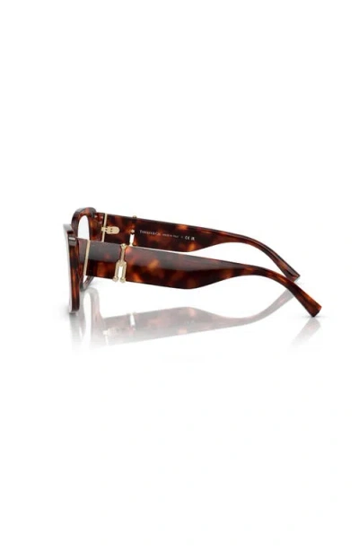 Tiffany & Co . 53mm Square Optical Glasses In Multi