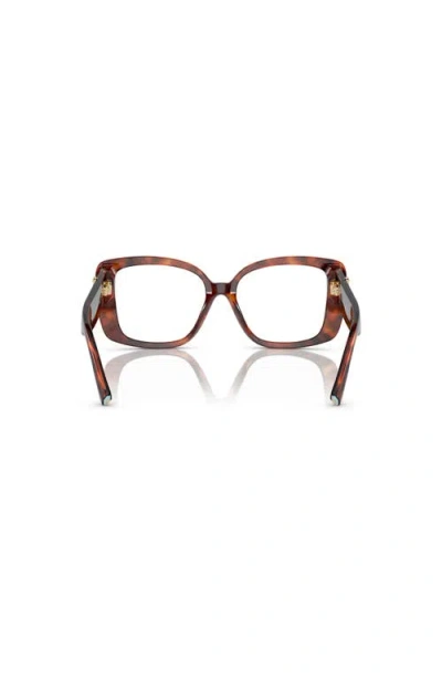 Tiffany & Co . 53mm Square Optical Glasses In Multi