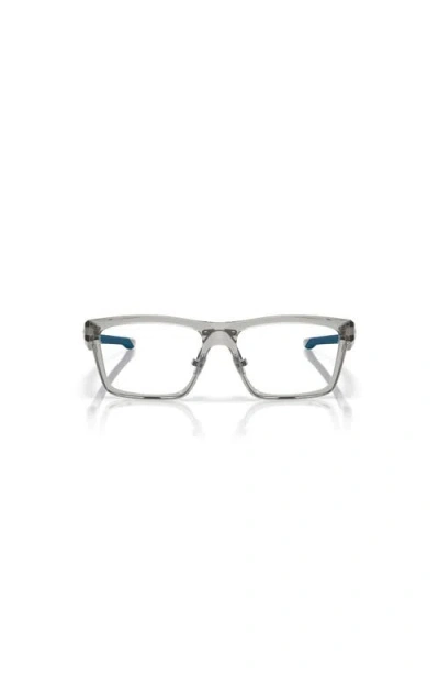 Oakley 50mm Rectangle Optical Glasses In Gray
