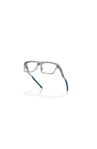 Oakley 50mm Rectangle Optical Glasses In Gray