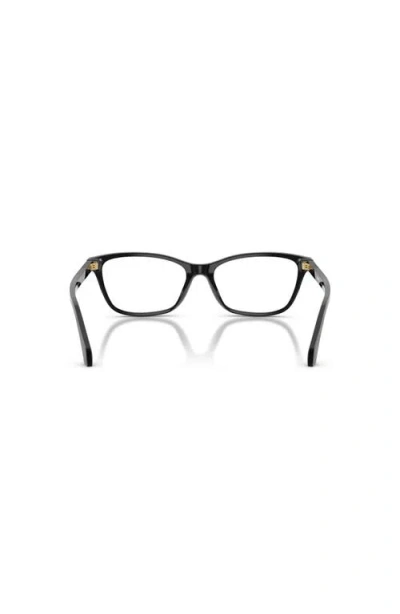 Versace 54mm Cat Eye Optical Glasses In Black