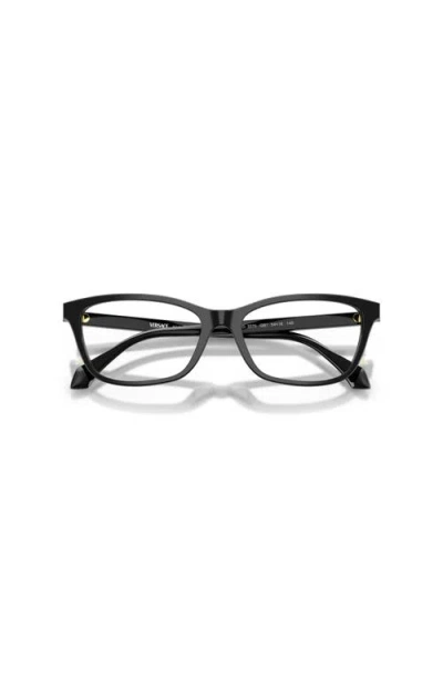 Versace 54mm Cat Eye Optical Glasses In Black