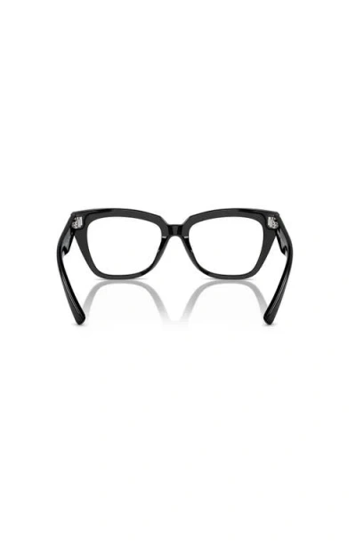 Ferrari 52mm Square Optical Glasses In Black