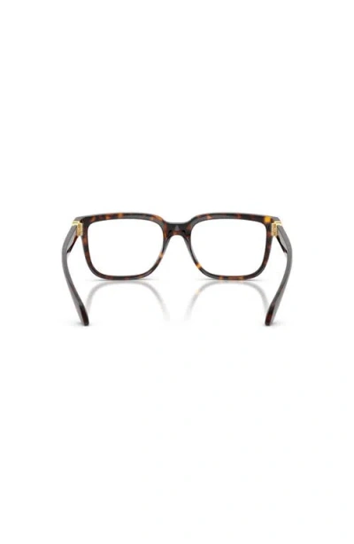 Versace 55mm Square Optical Glasses In Multi