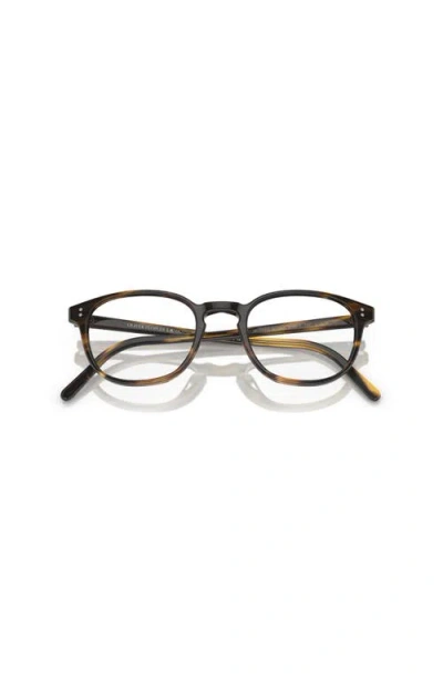 Oliver Peoples 49mm Cat Eye Optical Glasses In Black