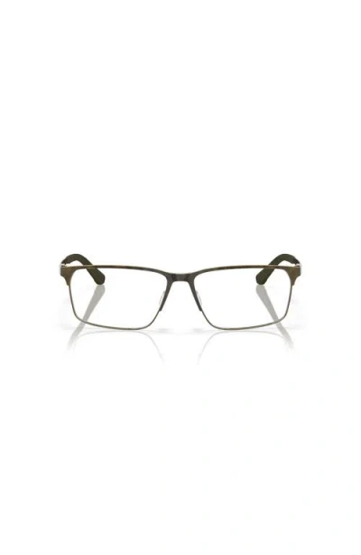 Costa 56mm Rectangle Optical Glasses In Brown