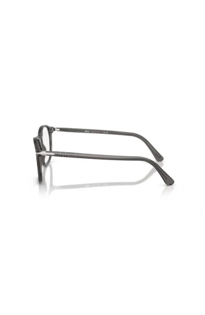 Persol 52mm Square Optical Glasses In Black