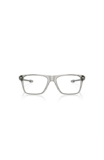 Oakley 50mm Rectangle Optical Glasses In Gray
