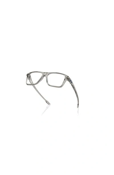 Oakley 50mm Rectangle Optical Glasses In Gray