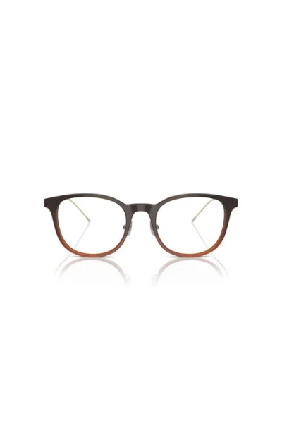 Brunello Cucinelli 51mm Rectangle Optical Glasses In Multi