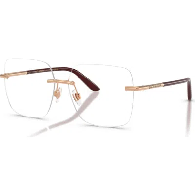 Dolce & Gabbana Dolce&gabbana 57mm Square Optical Glasses In Multi