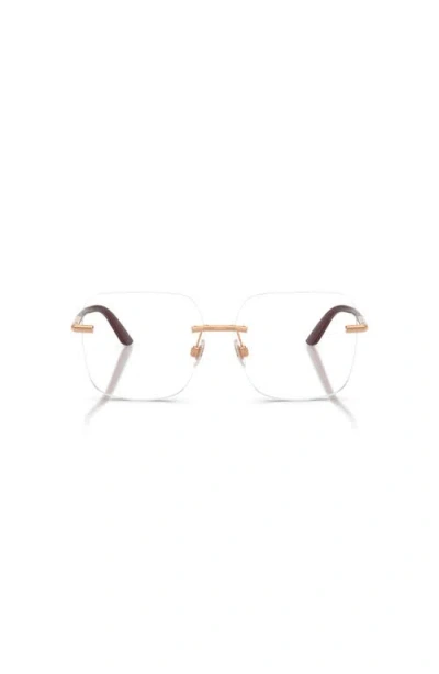 Dolce & Gabbana Dolce&gabbana 57mm Square Optical Glasses In Multi
