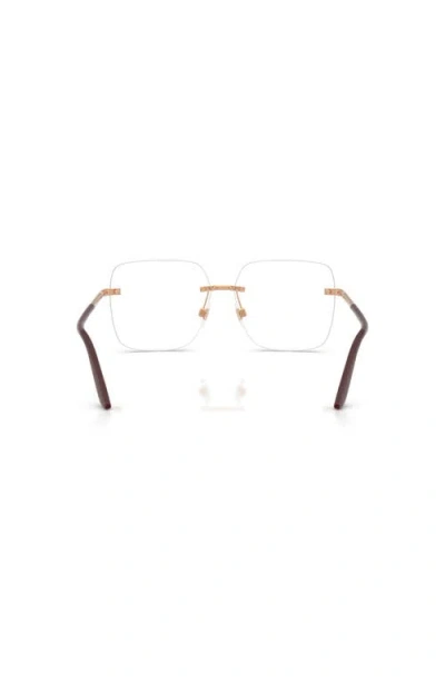 Dolce & Gabbana Dolce&gabbana 57mm Square Optical Glasses In Multi