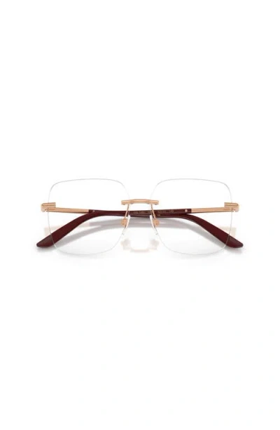 Dolce & Gabbana Dolce&gabbana 57mm Square Optical Glasses In Multi