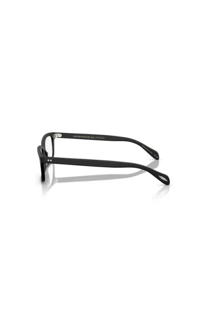 Oliver Peoples 0ov5102 Rectangular Eyeglasses With Glossy Acetate Frames In Black