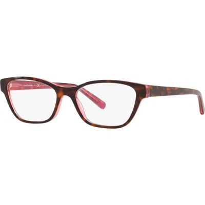 Lenscrafters 52mm Square Optical Glasses In Brown