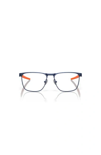Oakley 49mm Rectangle Optical Glasses In Blue