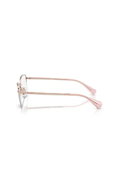 Ralph 53mm Irregular Optical Glasses In Pink