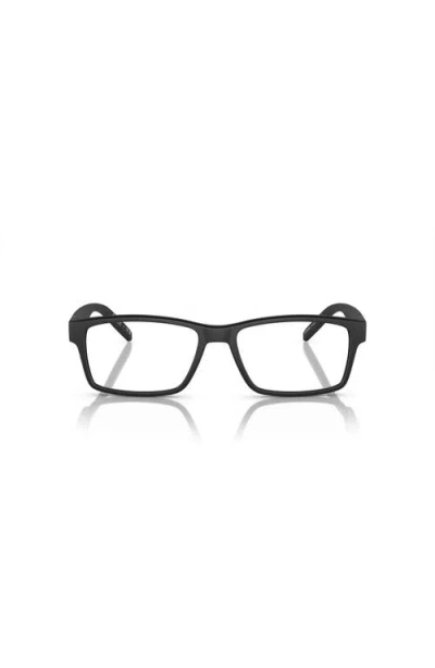 Arnette 52mm Rectangle Optical Glasses In Black