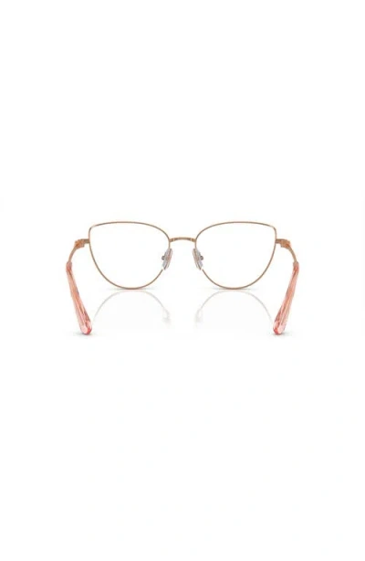Swarovski 53mm Cat Eye Optical Glasses In Pink