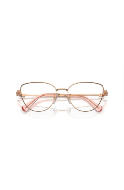 Swarovski 53mm Cat Eye Optical Glasses In Pink