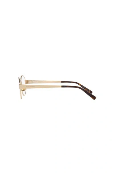 Saint Laurent 55mm Oval Optical Glasses In Multi