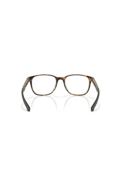 Costa 51mm Rectangle Optical Glasses In Brown