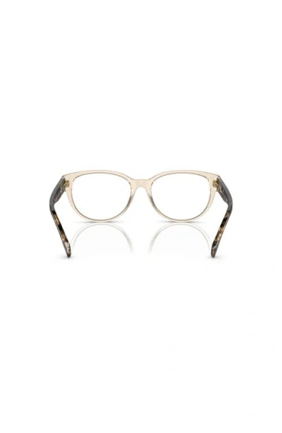 Ralph 54mm Oval Optical Glasses In Brown