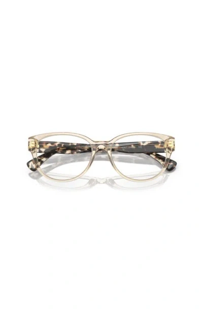 Ralph 54mm Oval Optical Glasses In Brown