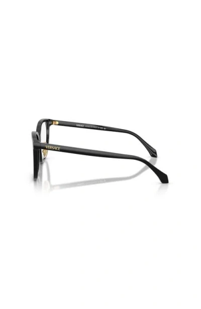 Versace Eyewear Square Frame Glasses In Black