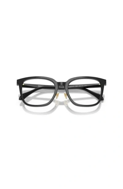 Versace Eyewear Square Frame Glasses In Black