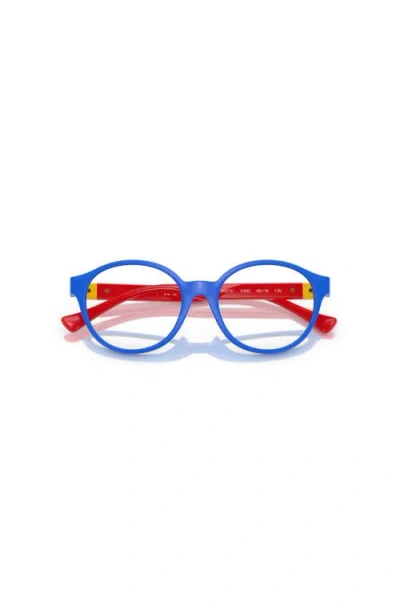 Versace 48mm Phantos Optical Glasses In Blue