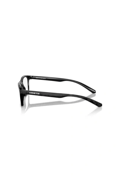 Arnette 54mm Rectangle Optical Glasses In Black