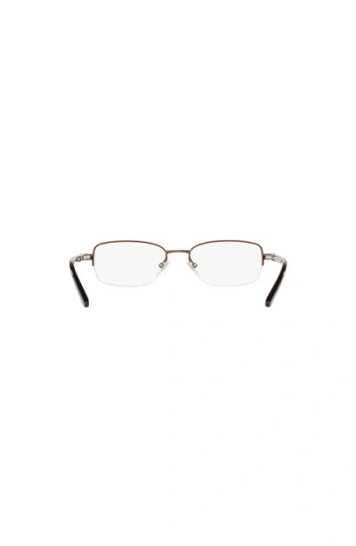 Sferoflex 49mm Rectangle Optical Glasses In Brown