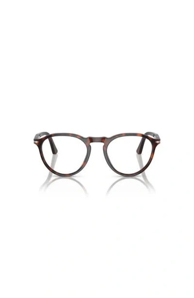 Persol 51mm Phantos Optical Glasses In Brown