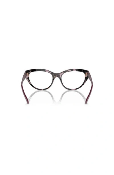 Vogue Eyewear 51mm Irregular Optical Glasses In Multi