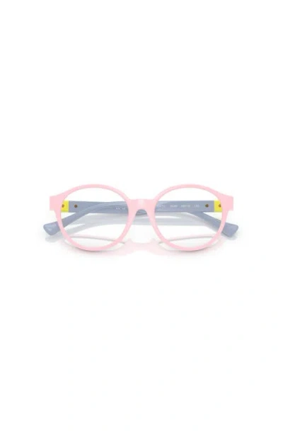 Versace 46mm Phantos Optical Glasses In Pink