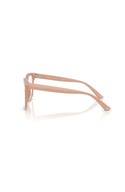 Jimmy Choo 54mm Square Optical Glasses In Brown
