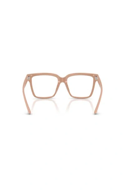 Jimmy Choo 54mm Square Optical Glasses In Brown