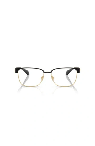 Versace 57mm Square Optical Glasses In Multi