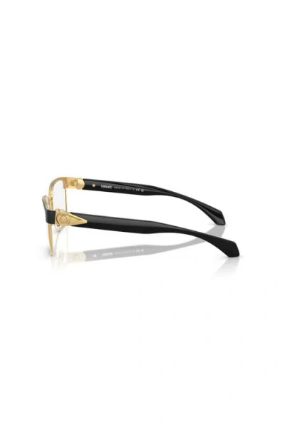 Versace 57mm Square Optical Glasses In Multi